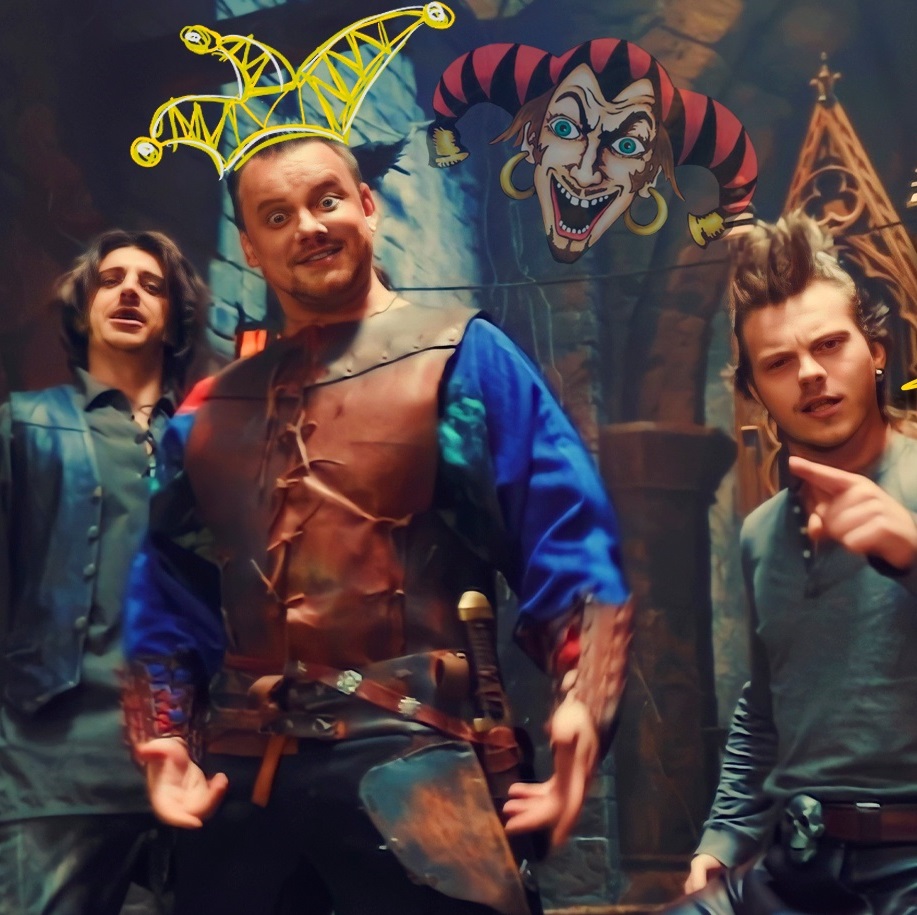 Андрей Князев записал "Гимн шута" в декорациях сериала "Король и Шут"